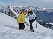 Salita invernale dalla Malga Polzone (1570 m.) al Passo del Pizzo di Petto (2200 m.) merc. 27 gennaio 2010 - FOTOGALLERY